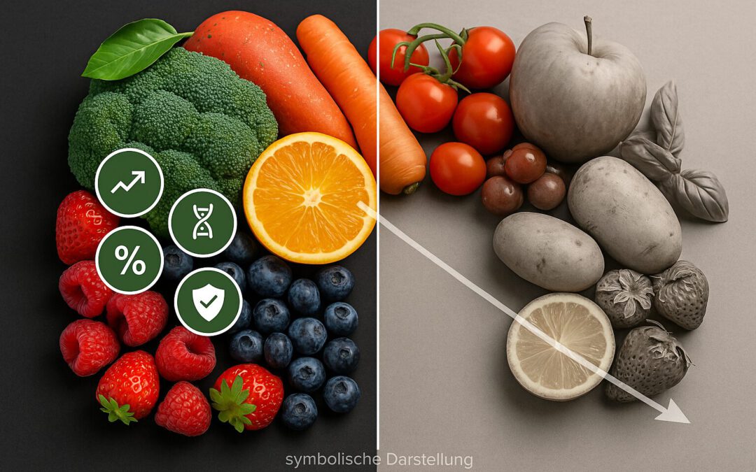 Nährstoffverlust in Obst und Gemüse