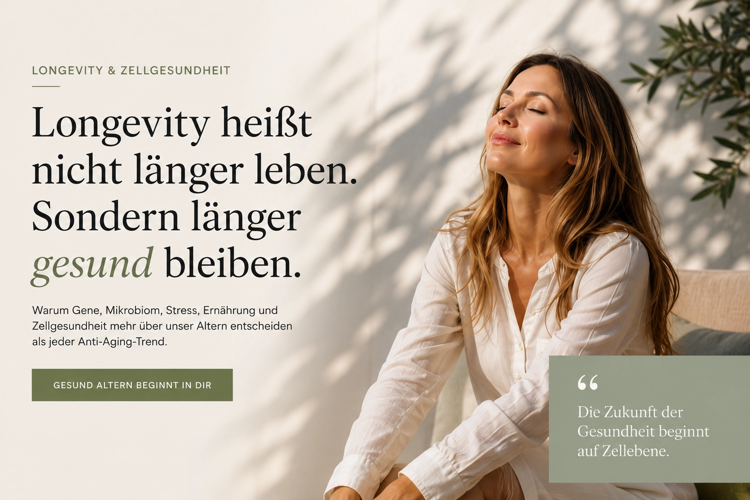 Longevity und Zellgesundheit